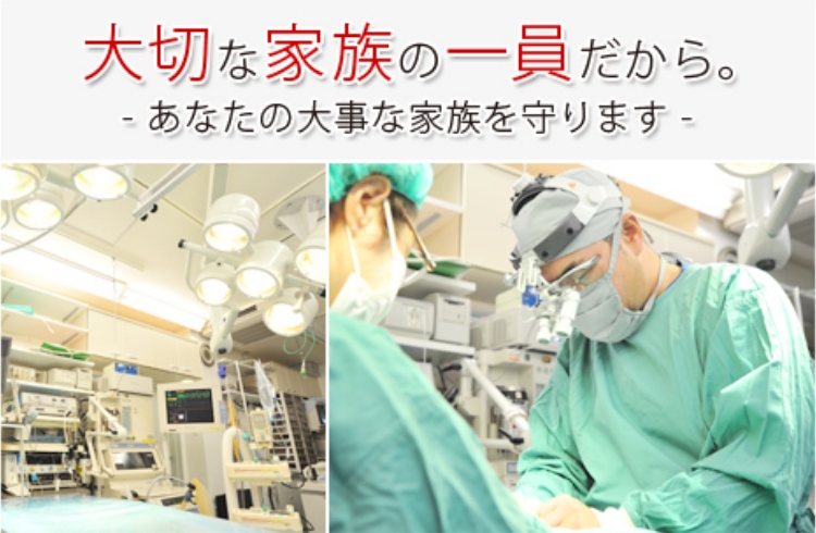 大切な家族の一員だからあなたの大事な家族を守ります